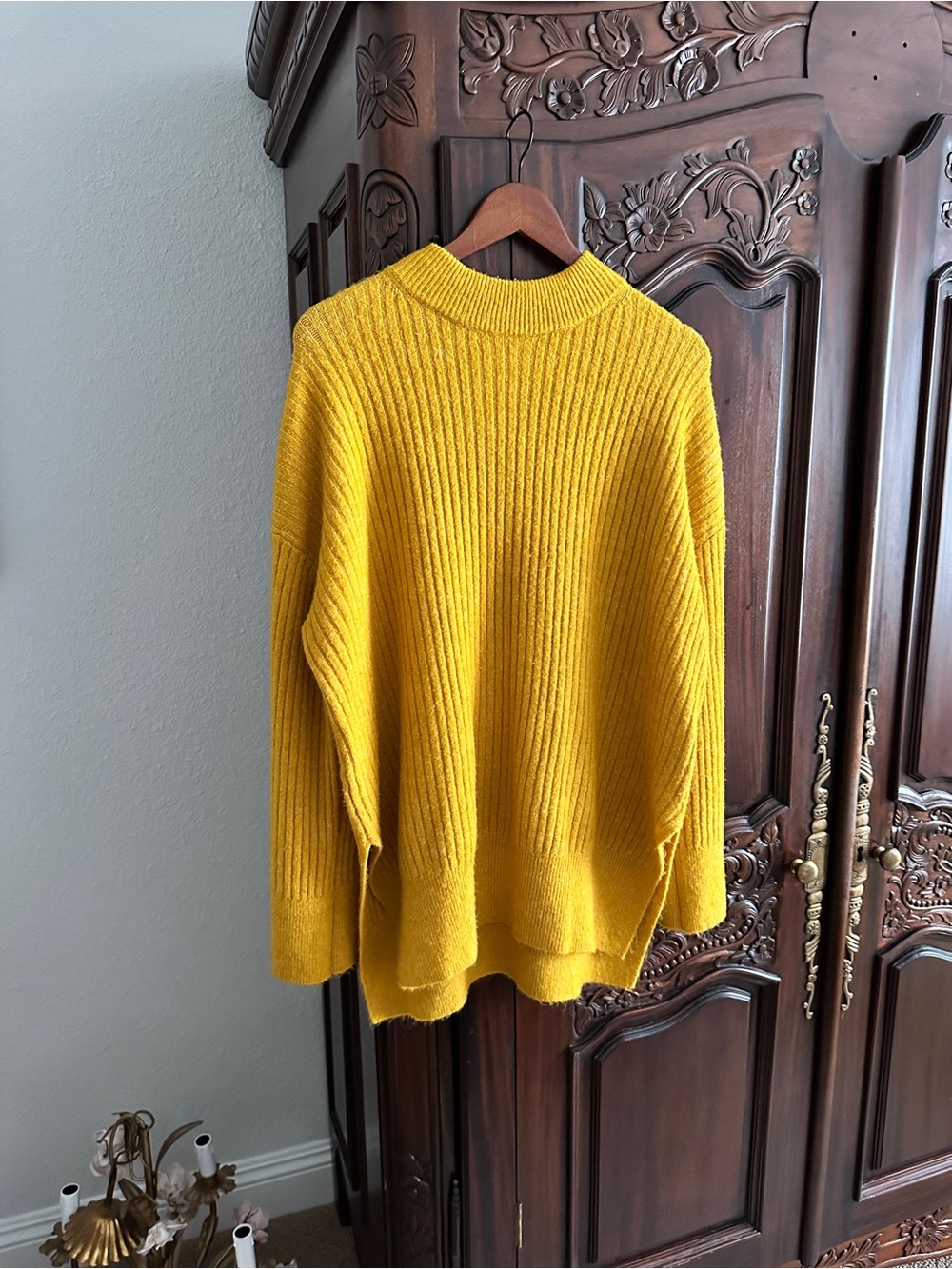 Turtleneck Sweater in Mustard